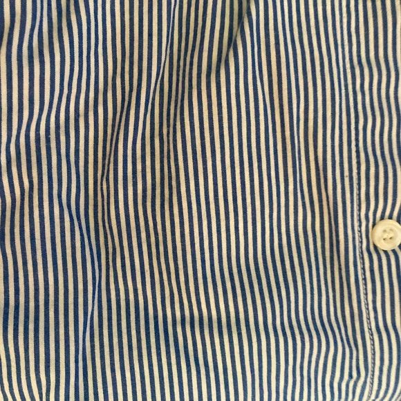 Old Navy Striped Mens Long Sleeve Shirt - Picture 3 of 3
